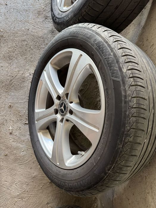 Set 4 jante originale Mercedes 17" (E-Class W212/W213) cu anvelope 225/55 R17
