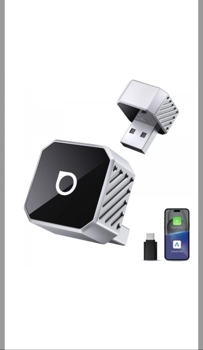 Adaptor CarPlay Apple/Android Auto fara fir Ottocast Mini Cube Style C