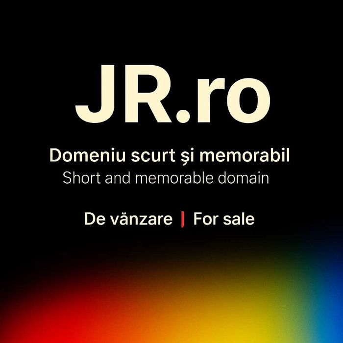 Domeniu premium de vanzare: JR.ro