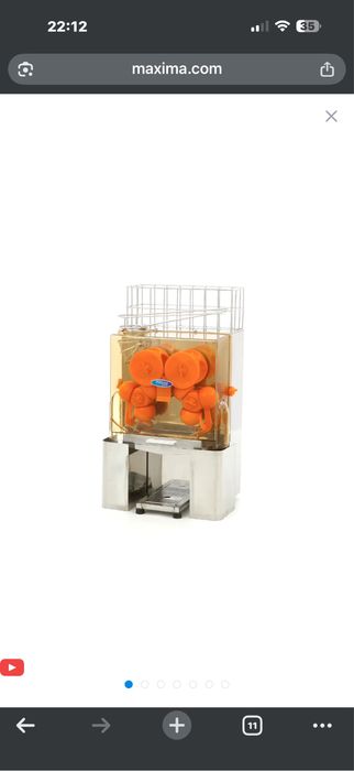 Vand aparat pentru fresh profesional