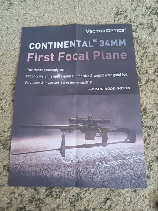 Luneta Vector Optics Continental 4-32x56 FFP