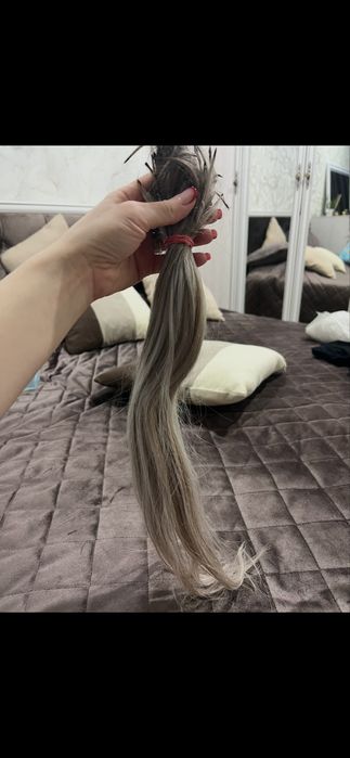 Продам натуральные волосы на капсулах