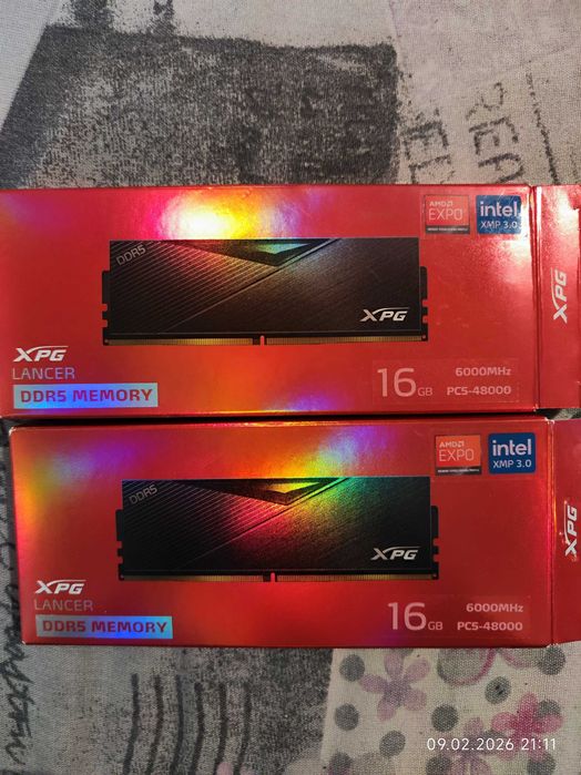 Рам памет ADATA XPG LANCER Kit 32GB DDR5 6000 CL40 2 X 16GB