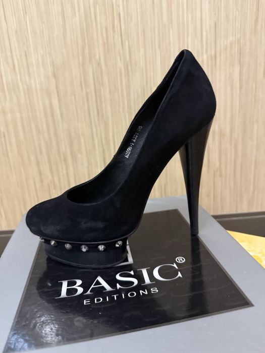 Туфли черные жамша