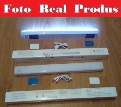 Lampa reincarcabila cu 21 Led-uti, PIR si 3 moduri de functionare