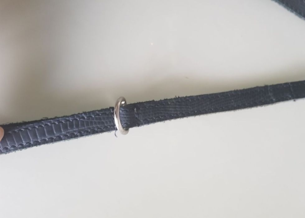 Нов повод за куче от естествена кожа 150 см