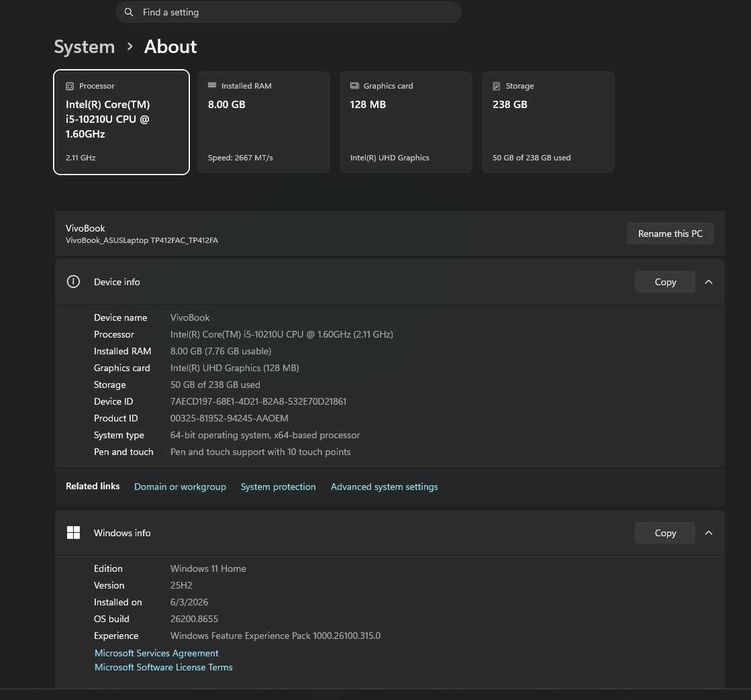 Laptop 2 in 1 ASUS VivoBook Flip 14 Touchscreen