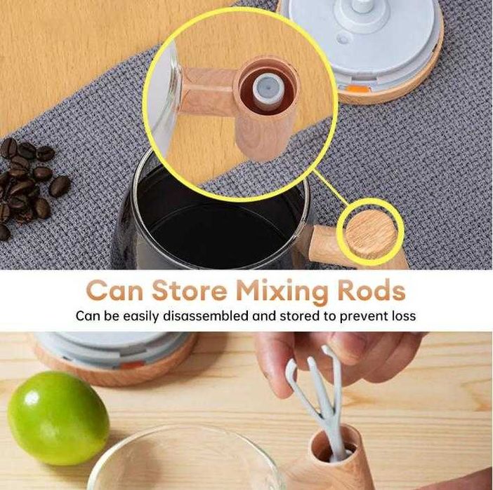 Електрическа Aвтоматична Миксираща Чаша за Напитки Смесва Разбърква