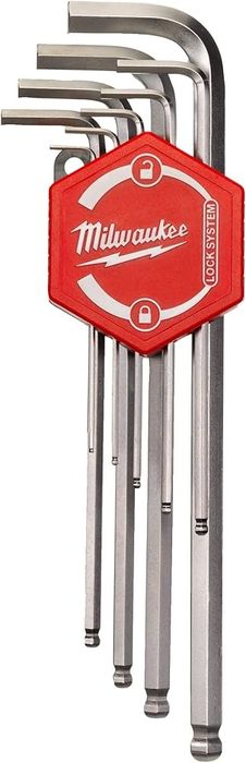 Ключ шестограм Г-образен с ябълка Milwaukee 1.5-10мм 9- части