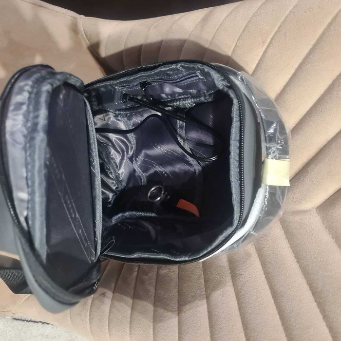 Раница Bange BG7221GY, Малка, През рамото, Водоустойчива, Сив