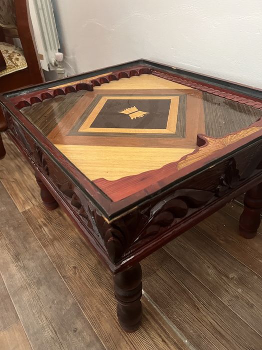 Шахматный столик ручной работы и нарды