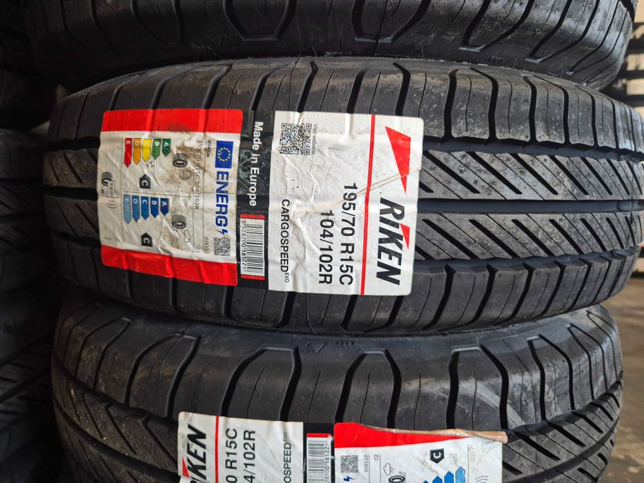 4 Anvelope de VARA - 195/70/15C - RIKEN CARGOSPEED - NOU - DOT 2023 ! SUPER PRET OFERTA !!