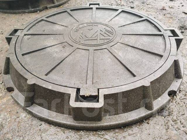 Люк чугунный колодец крышка канализационный