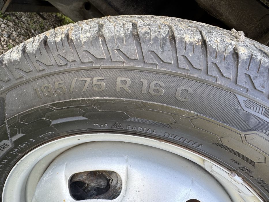 6бр.Джанти 16 6x170+НОВИ ГУМИ Uniroyal 195/65/16C за бус Iveco Daily