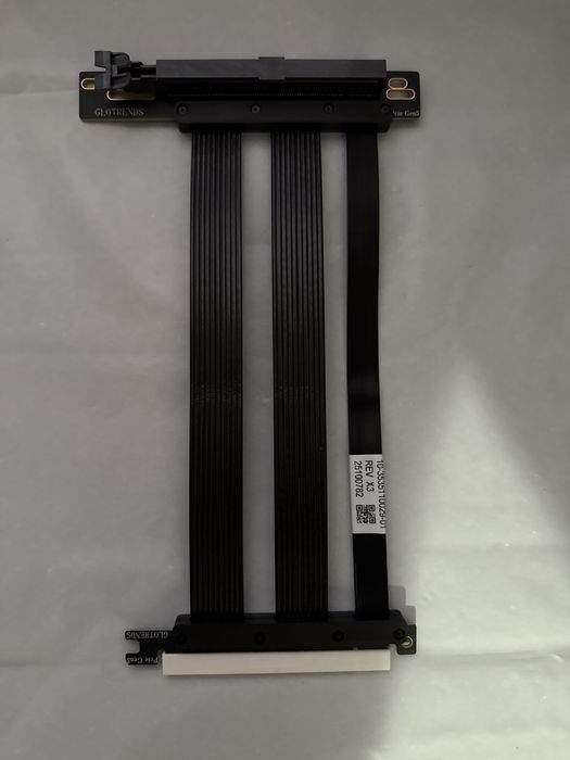 Cablu 15/20cm PCIe 5.0 X16 GPU Riser placa video,unghi 90 grade RX RTX