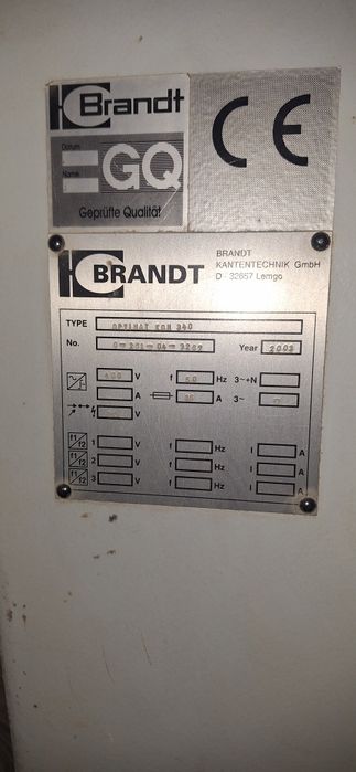 Кромкооблицовочный станок BRANDT