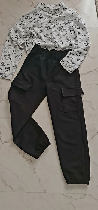 Blugi si pantaloni  fete paperbag, Mango