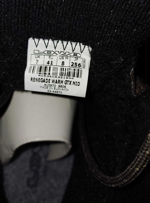 LOWA Renegade GORE-TEX,VIBRAM размер 41