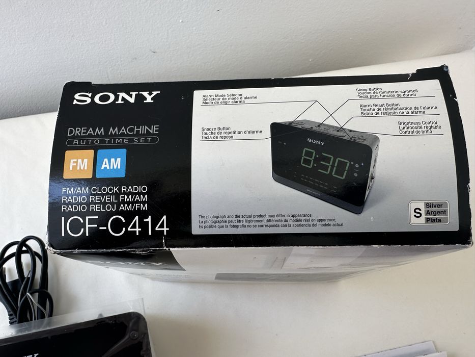 SONY ICF-C414-часовник радио