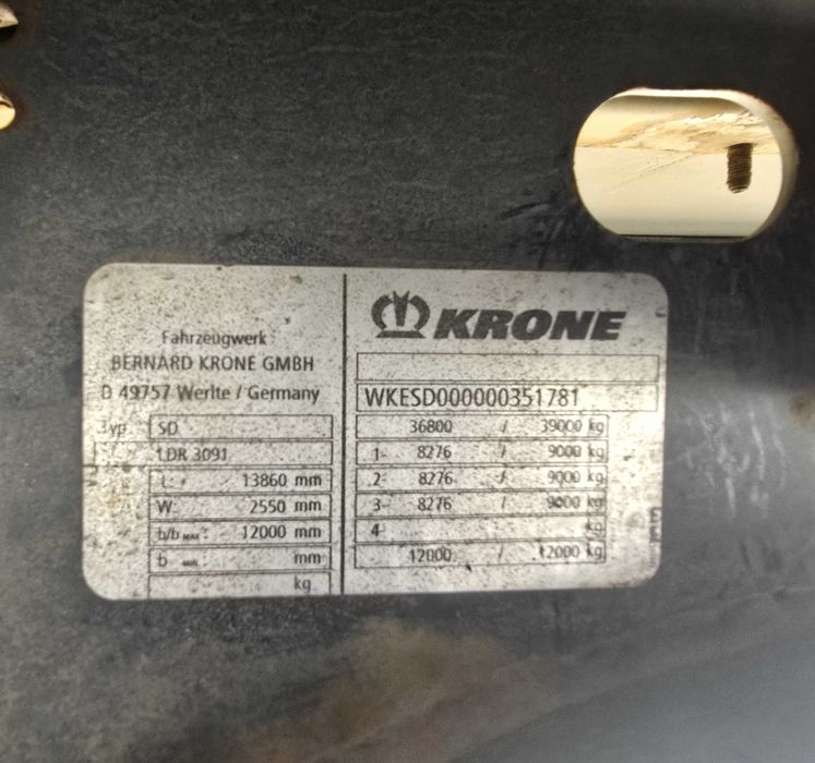 Dezmembrez 2 semiremorci Krone una Kogel si una  Schmitz