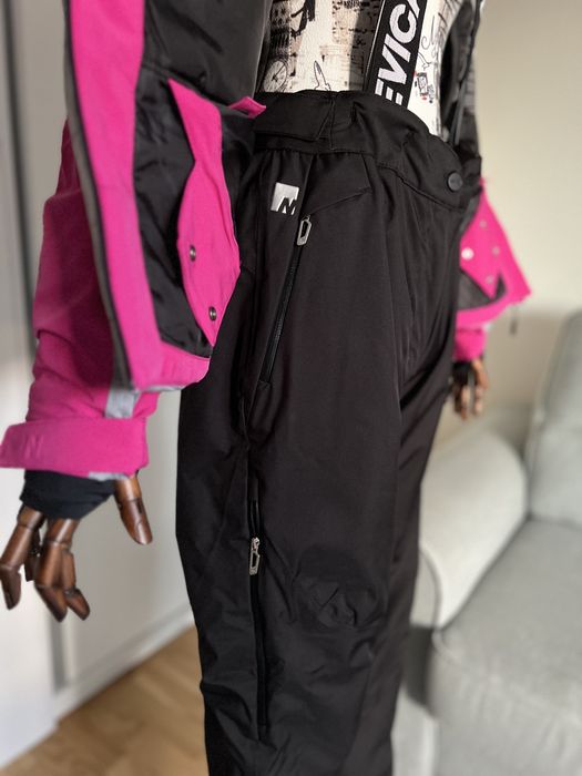 Costum de ski Nevica 10000 mm negru gri roz Recco M-L UK 12