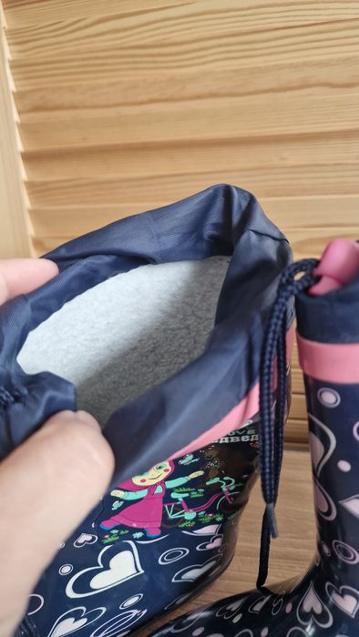 Резиновые сапоги на девочку, 32 р-р