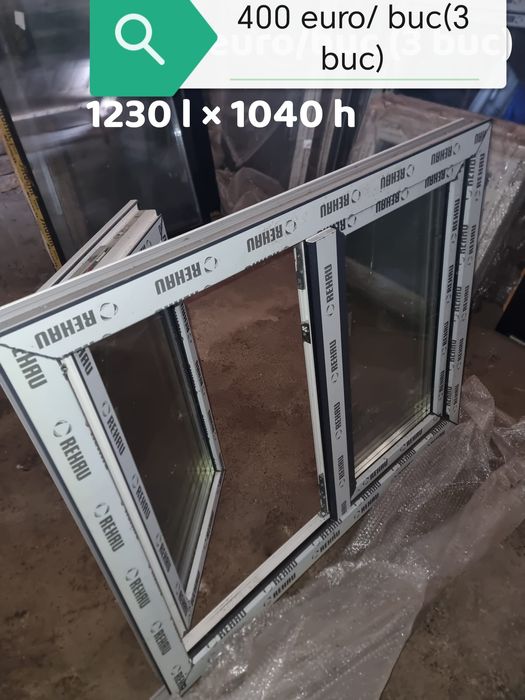 Tâmplărie PVC cu geam termopan