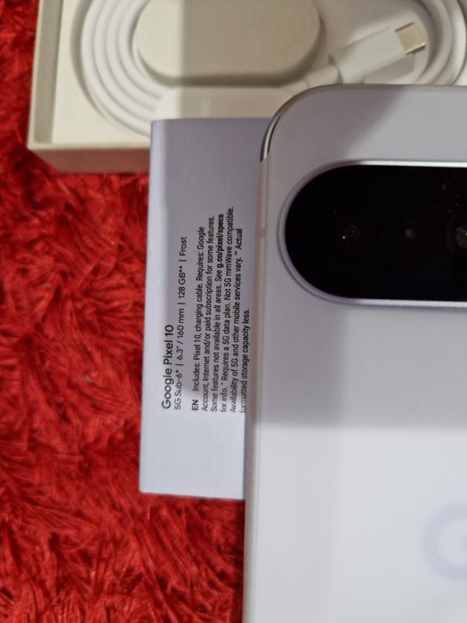 -Google Pixel 10, Nou, Nefolosit, 128Gb, 12Ram, 0 cicluri incarcare, S