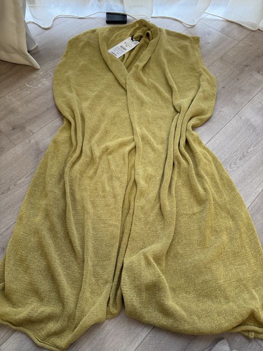 Удлиненный жилет вязаный Зара Zara