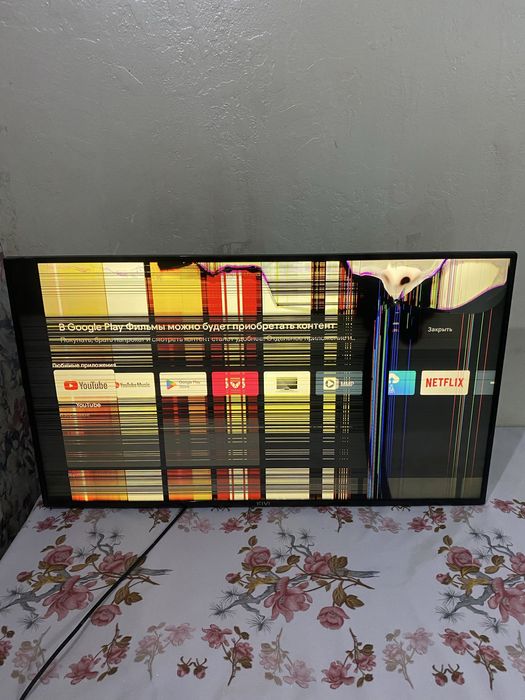 Телевизор киви на  запчасть