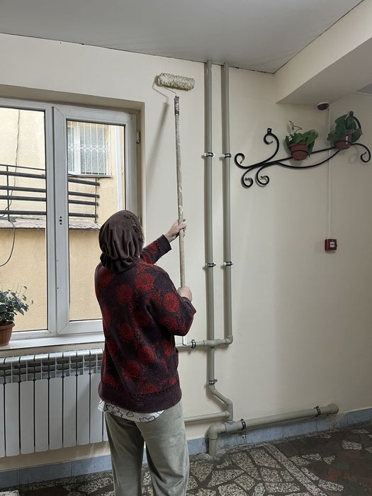 Покраска побелка