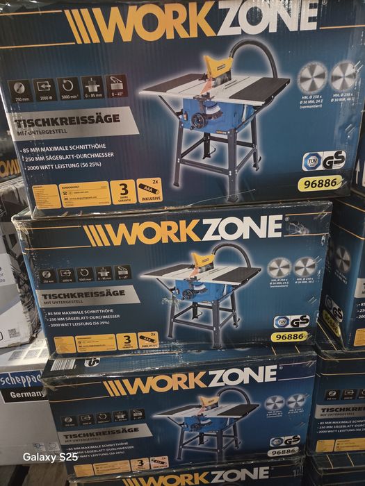 Circular cu masa Workzone 254mm 2000w