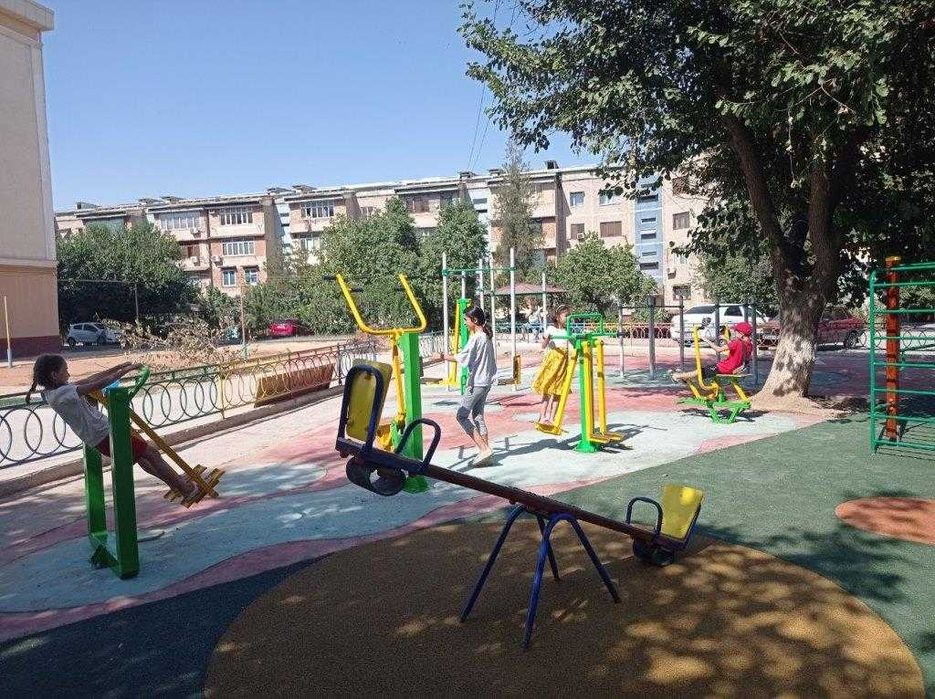 Для детских спортивных площадок тренажёры KiF