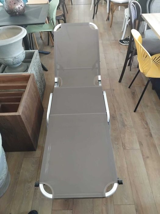 Sezlonguri aluminiu  panza textilena plaja piscina hotel pensiune