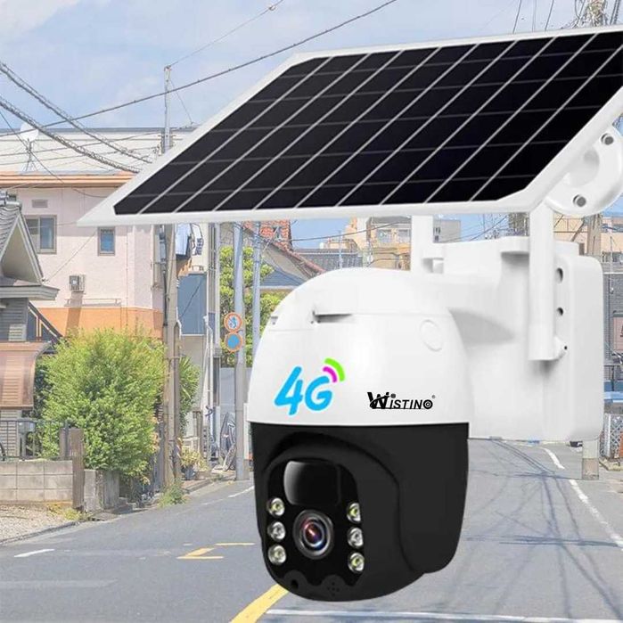 Camera de supraveghere cu panou solar