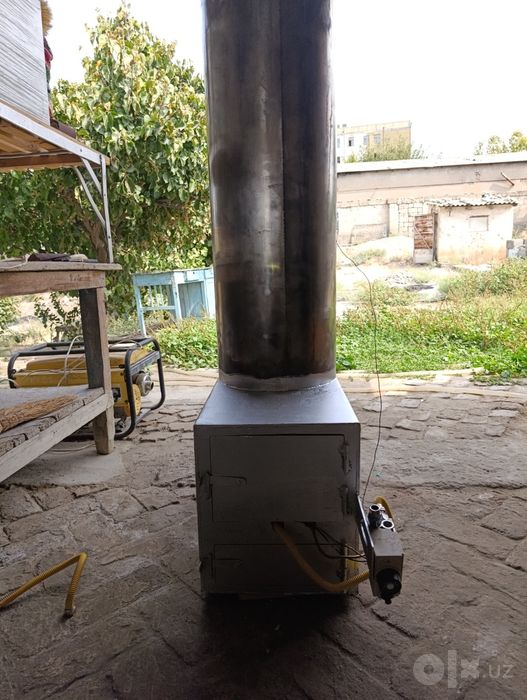 Нержавейка котел 120л + газ контрол
