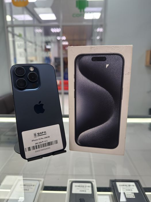 iphone 15 pro blue 256 r
