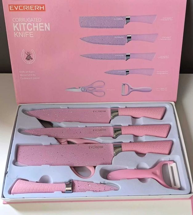 Тенджери + комплект ножове