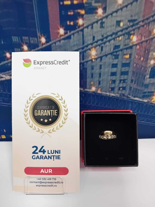 Inel aur 14k 2.26g [34772.1/30 Pacurari 2] Garantie 2 ani!