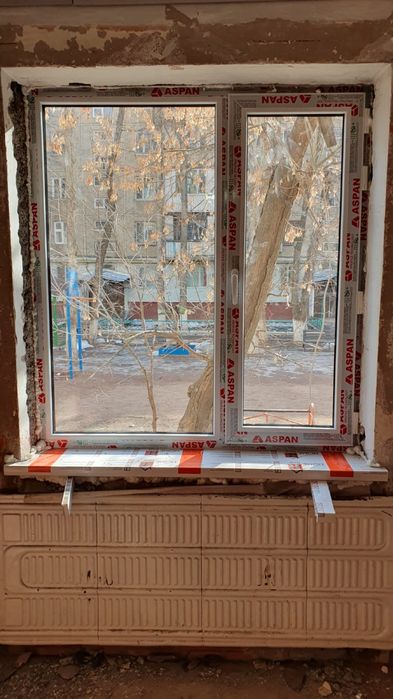 Пластиковые окна двери  УСТАНОВКА