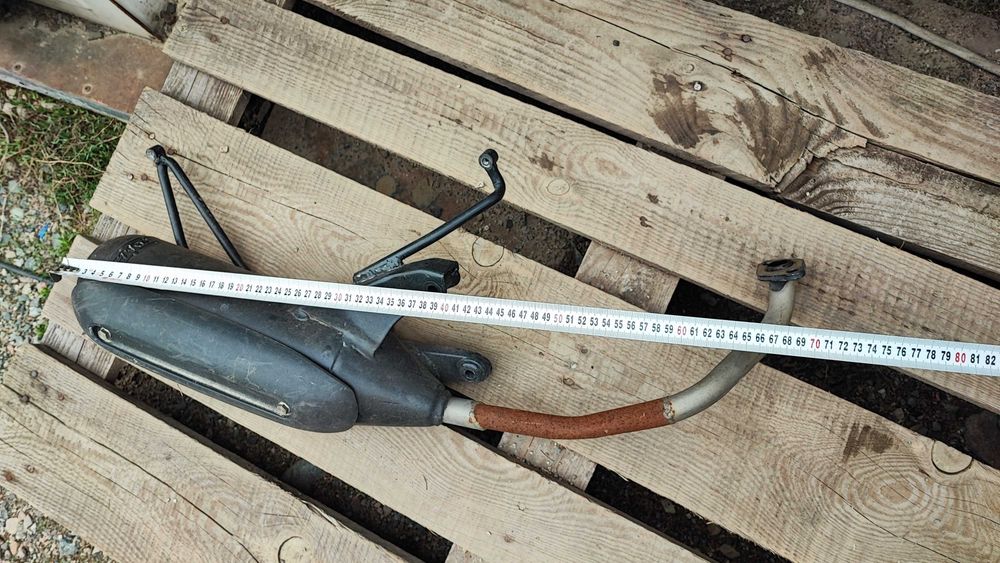 Глушитель японский, для мопеда Хонда 110 куб.см