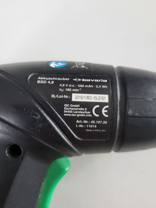 Surubelnita electrica Bavaria BSD 4,8, 500mAh, 2,4Wh