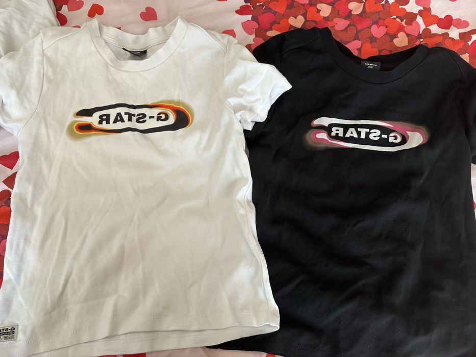 Тениски G star  бяла и черна