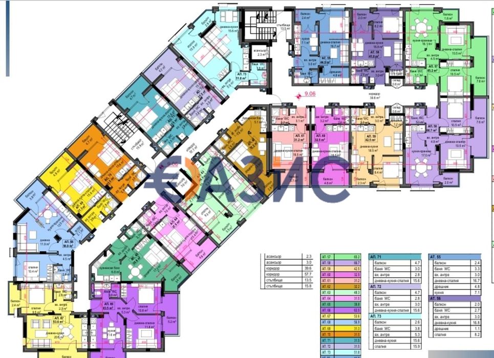 Продава се Тристаен апартамент в Приморско - 74 кв.м за 612 €/кв.м - Снимка #14