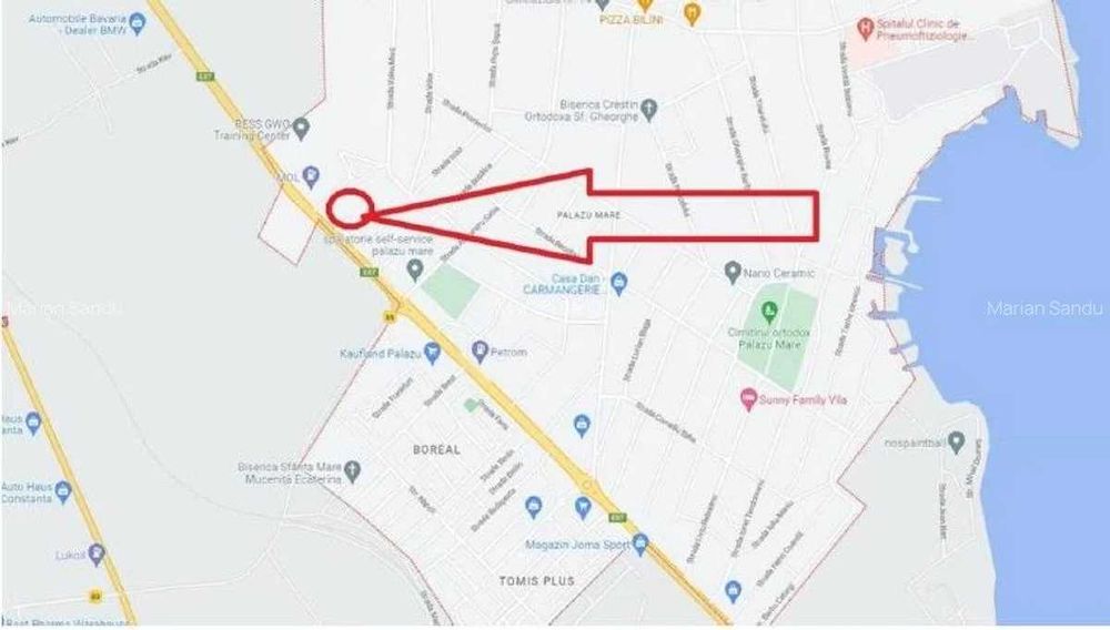 Teren intravilan 2.000 m.p. Constanta Zona Shell- pret 400.000 Euro