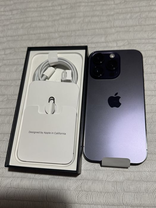 Iphone 14 Pro 256GB, Deep Purple, 100% baterie, nou