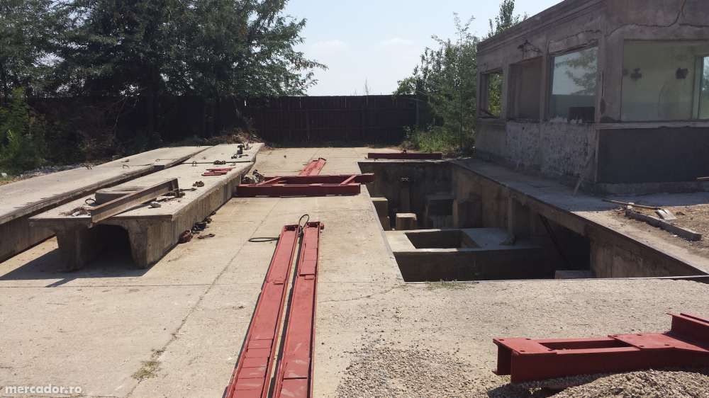 Modernizare cantar auto pod bascula mecanic vechi si prelungire la 18m