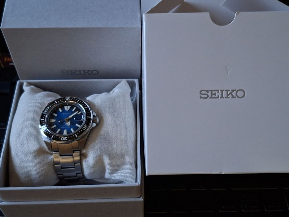 Часы Seiko Prospex Blue "Manta Ray"
