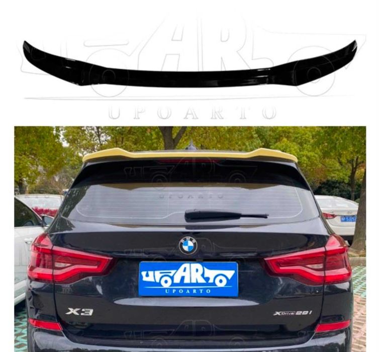 Eleron Luneta Lip Portbagaj Spoiler M pentru BMW X3 G01, Negru Lucios