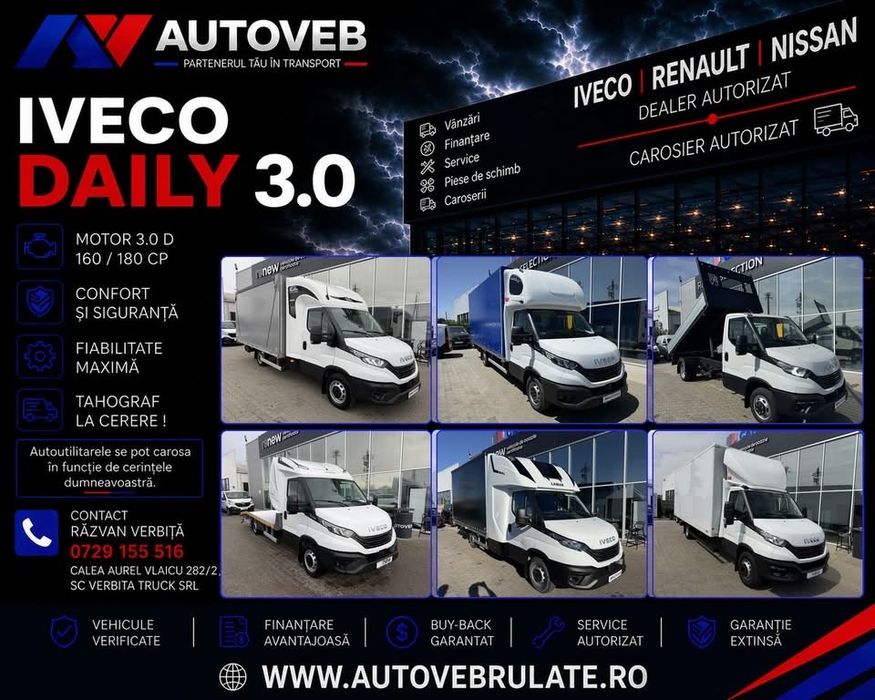 Autoutilitare Iveco DAILY si Renault MASTER